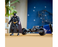 LEGO SUPER HEROES 76273 Figurka Batmana do zbudowania i batcykl - 1248520 - zdjęcie 12